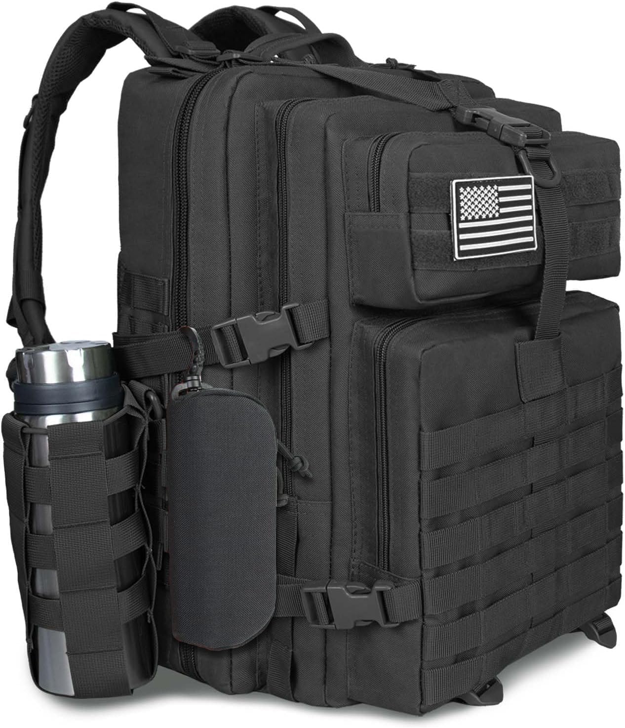 Tactical Molle Glasses Case Pouch. Portable Eyeglasses Cases Eyewear Box. Eyeglass Case with Clip - Image 3