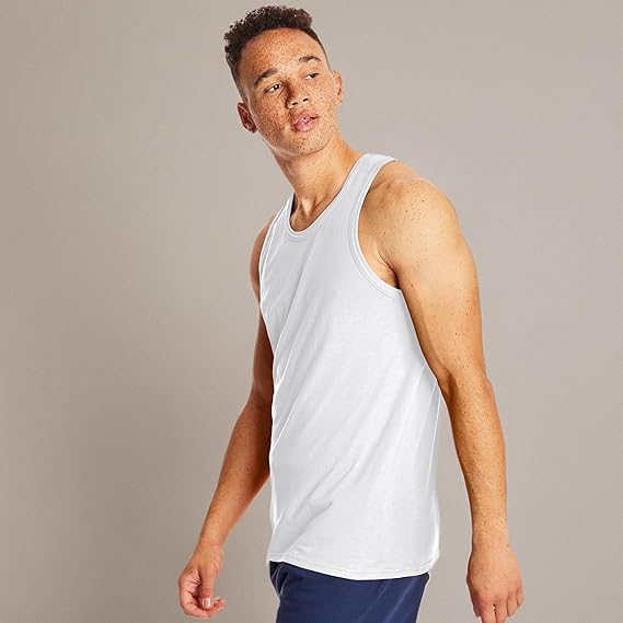 Hanes Mens Performance Tank, X-Temp Moisture-Wicking Tank Top, Solid Colors, 2-Pack