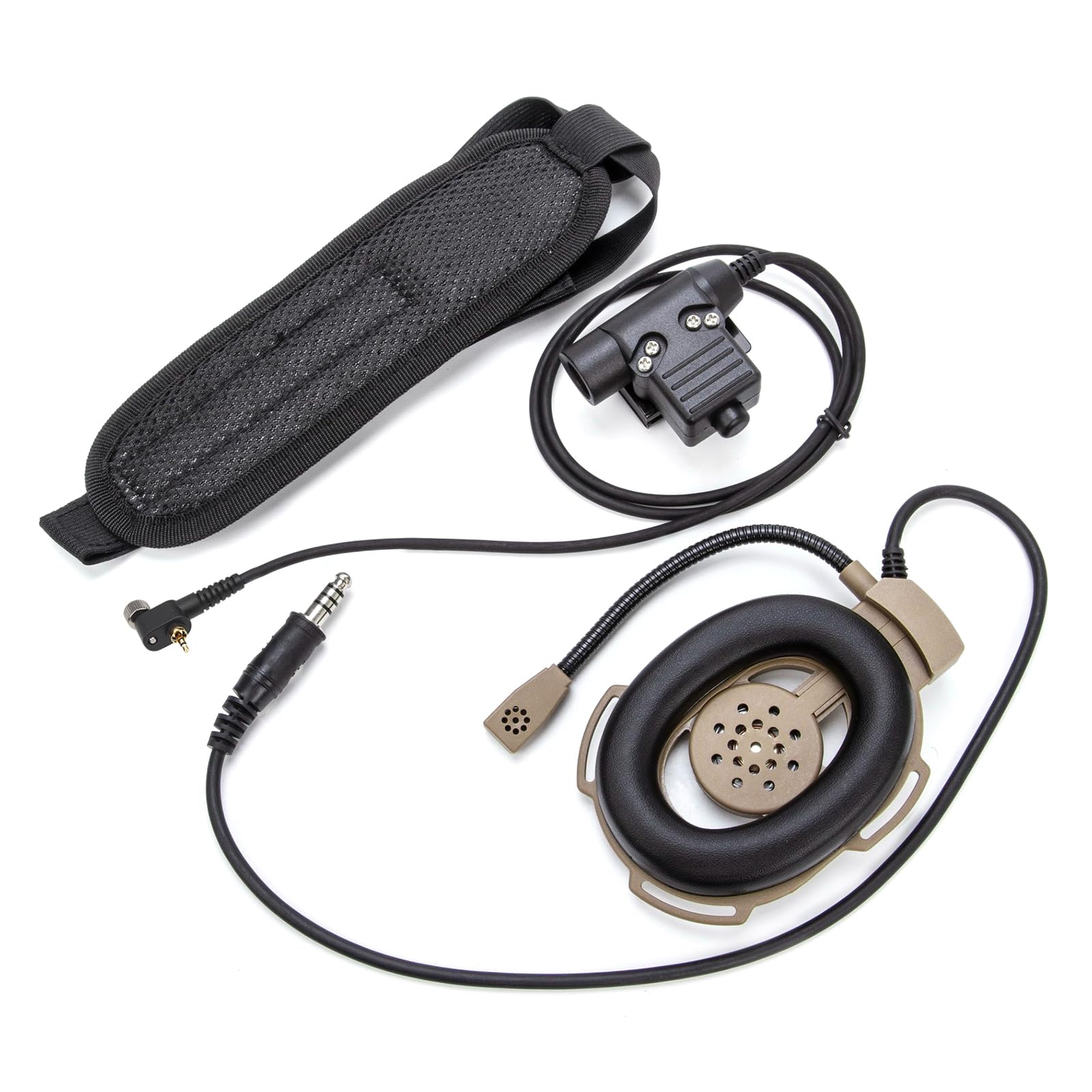 Juego de auriculares de un solo lado y MTP850 para PR1500 HT1000 JT1000 MT2000 MTX838 comunicación clara en cualquier entorno