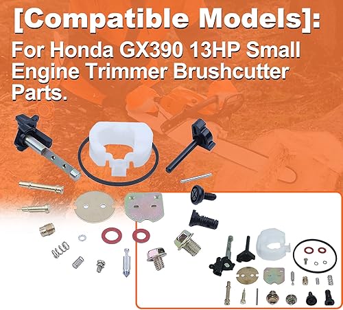 Miniatura 3 de Reparación de reconstrucción de carburador Carb Carby para Honda GX390 13HP GX 390 piezas de recortadores, kit de reparación de reconstrucción del