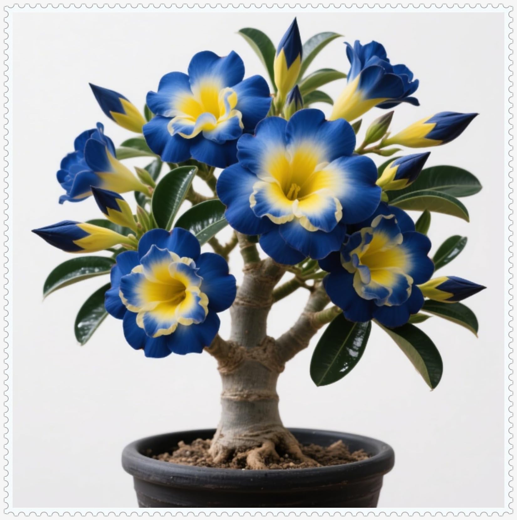 Elegant Desert Rose Bulbs – Hardy Perennial Plants Ready for Planting in UK Gardens/Hardy Perennial/Excellent Display-2 Bulbs-J — image 1