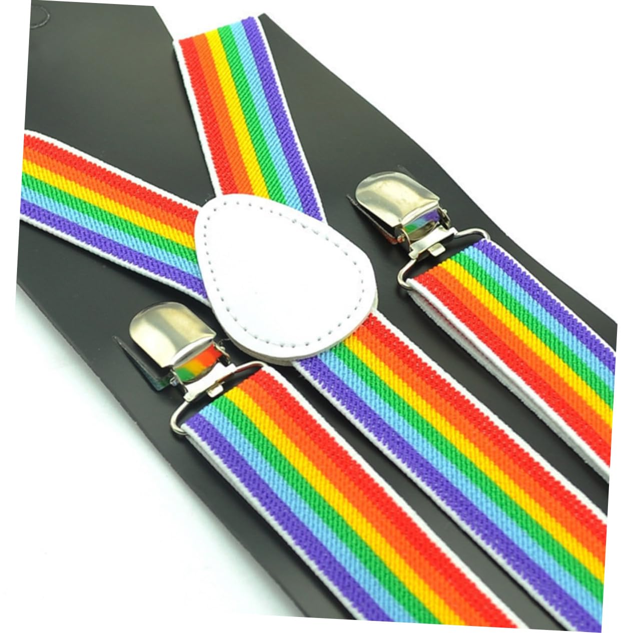 VANZACK 2pcs 1 Set Ties Party Suspender Party Tie Colorful Dress up Accessory Colorful Suspenders
