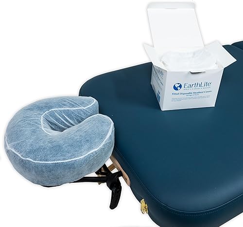 Miniatura 3 de EarthLite Fundas desechables ajustables para cuna facial, de grado médico, suaves y antiadherentes, fundas para reposacabezas de masaje para mesas