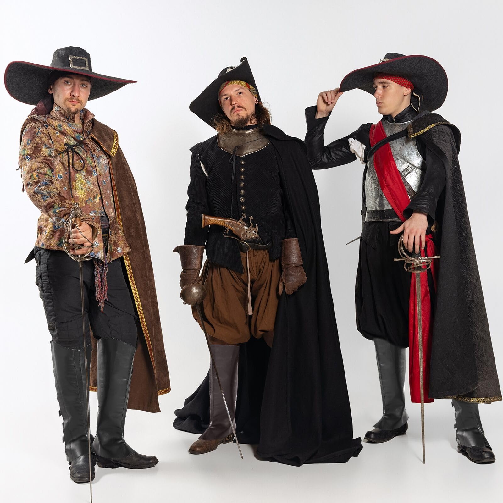 Mittelalter Stiefelüberzieher, Pirate Stiefelstulpen Herren Damen, Gamaschen, Ritter Kostüm Steampunk Accessoire für Fasching Kostüme Cosplay, Halloween, Krieger