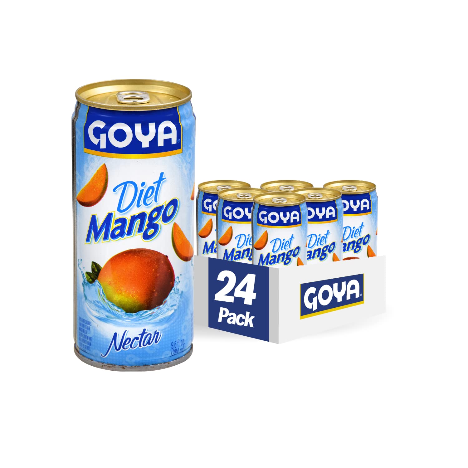 Goya Foods Diet Mango Nectar, 9.6 Fl Oz (Pack of 24)