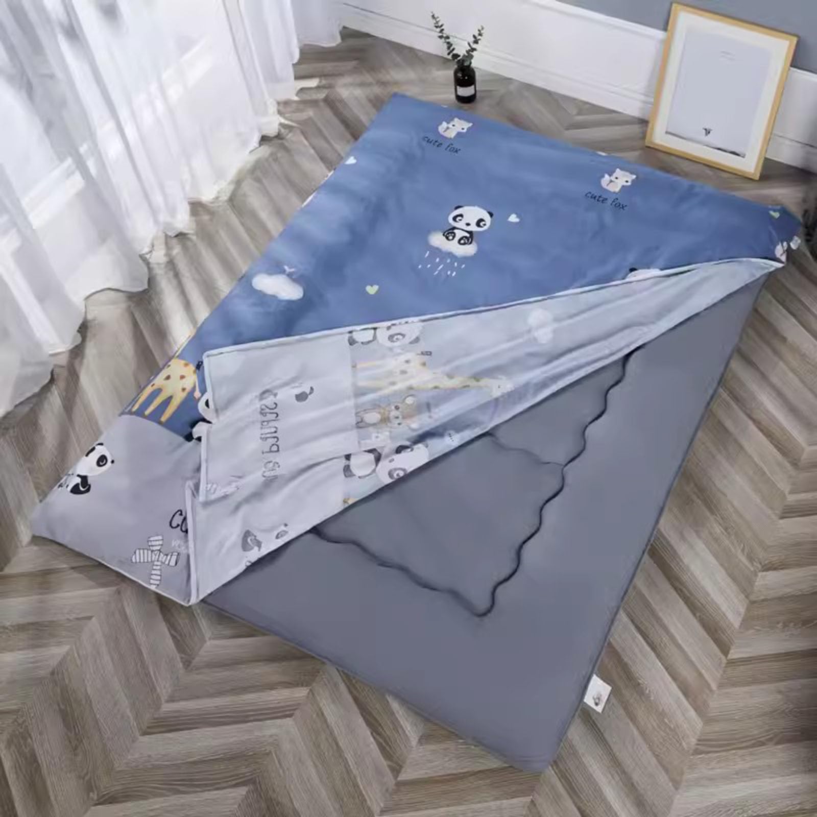 DAZULI Futon-matratzenbezug Japanischer Futonbezug Für Bodenmatratzen Matratzen-futon-überzüge Weiche Schlafmatten Schutzhülle Mit Reißverschluss(Size:90x200 cm/35x79in,Color:C)