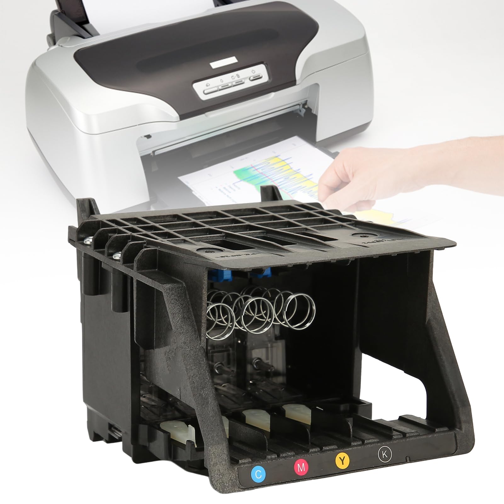 952 Testina di Stampa per Officejet Pro 8710 8715 8720 8725 8730 Parti Della Stampante di Ricambio Testina di Stampa ABS Facile da Installare