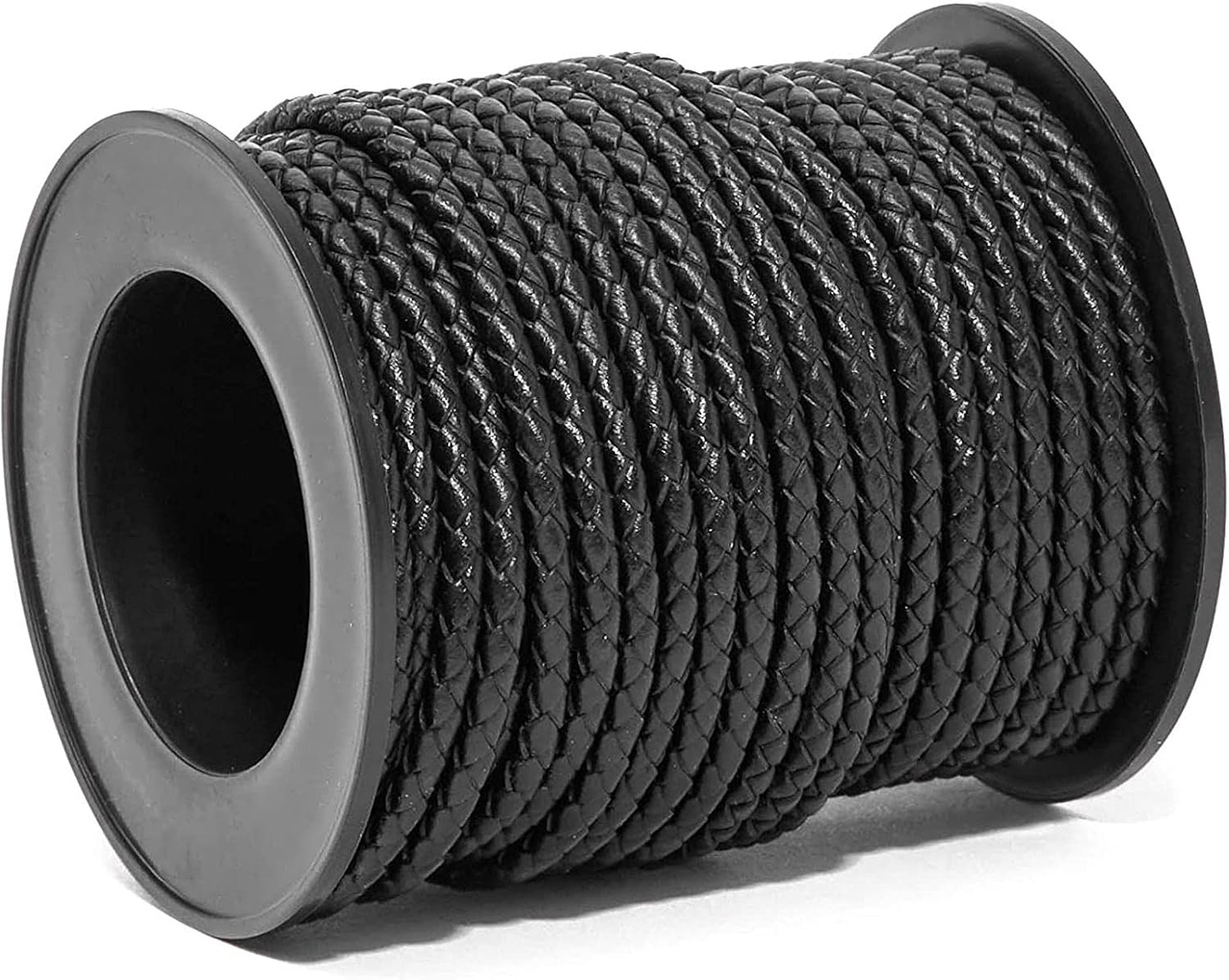 Plastic Lacing Cord, Jewelry Making Supplies (11 Yards, Black)