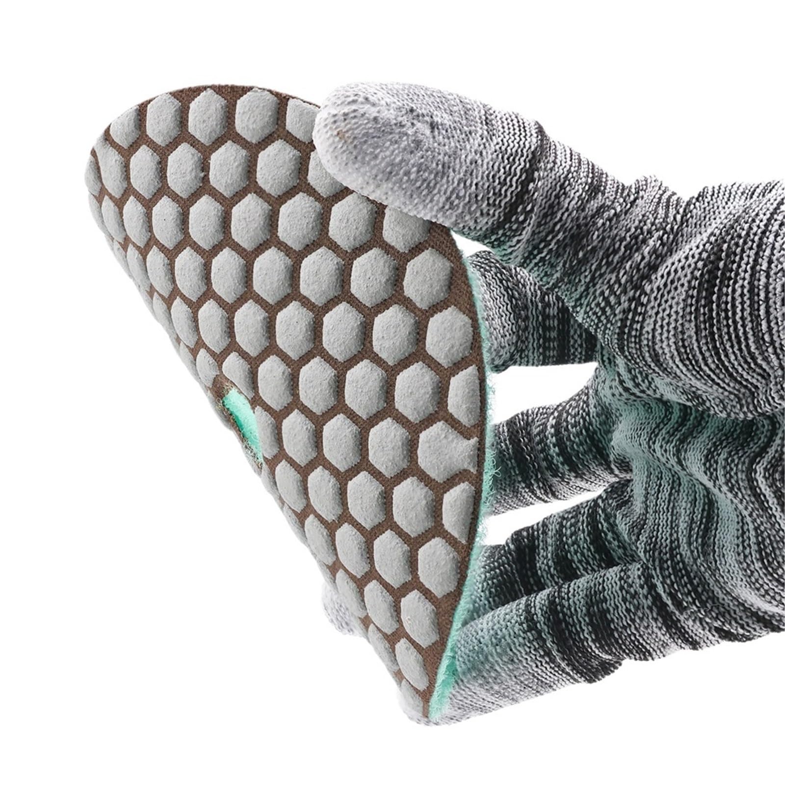 Almohadillas de pulido Almohadillas de pulido en seco diamante, disco Flexible 5 pulgadas, juego discos lijado, pulidor cerámica mármol y granito, 8 Uds. De diámetro 125mm(8pcs S9)