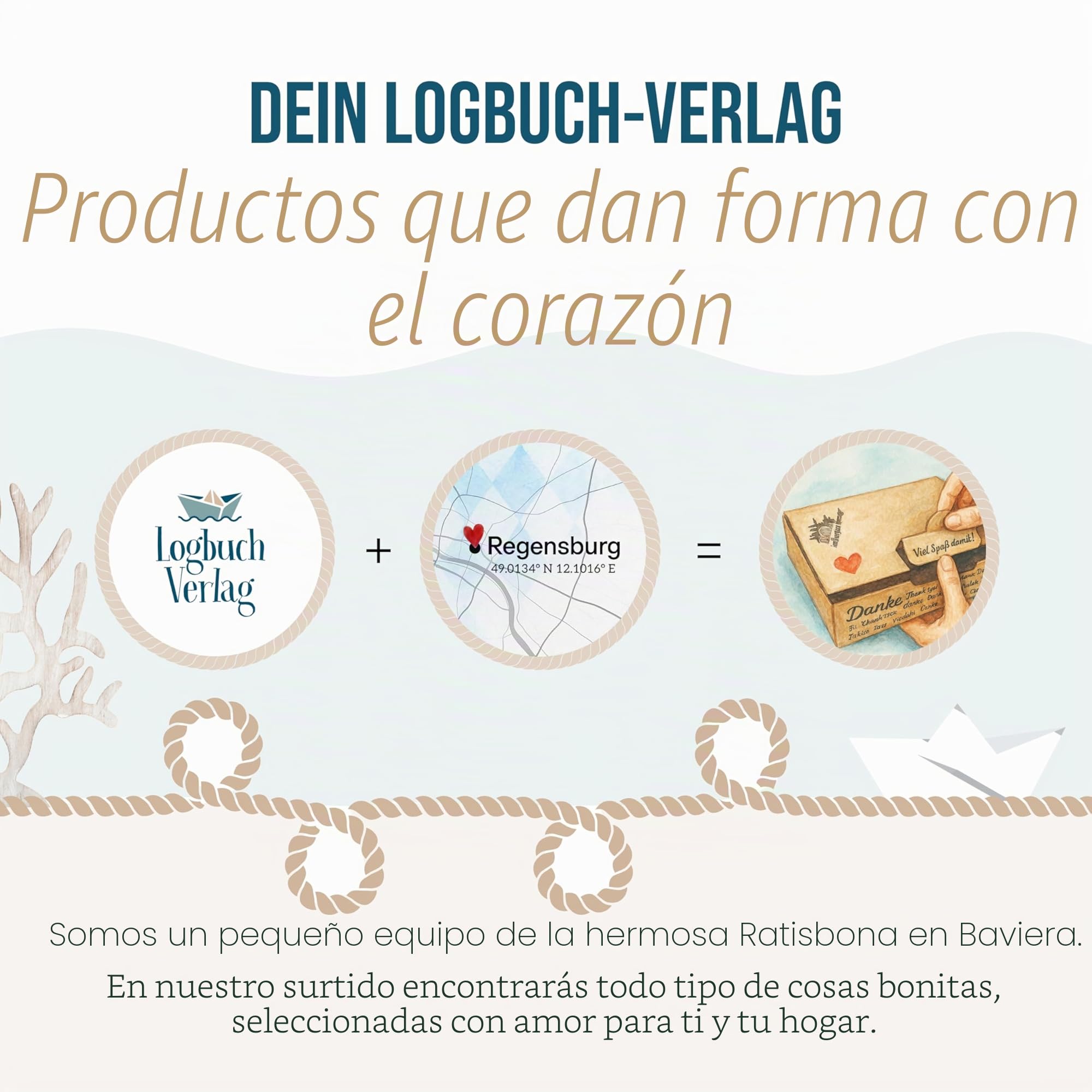 Logbuch-Verlag Escultura moderna de madera de teca, objeto decorativo para colocar de pie, objeto de diseño, decoración de salón, 28 x 48 cm, idea de regalo