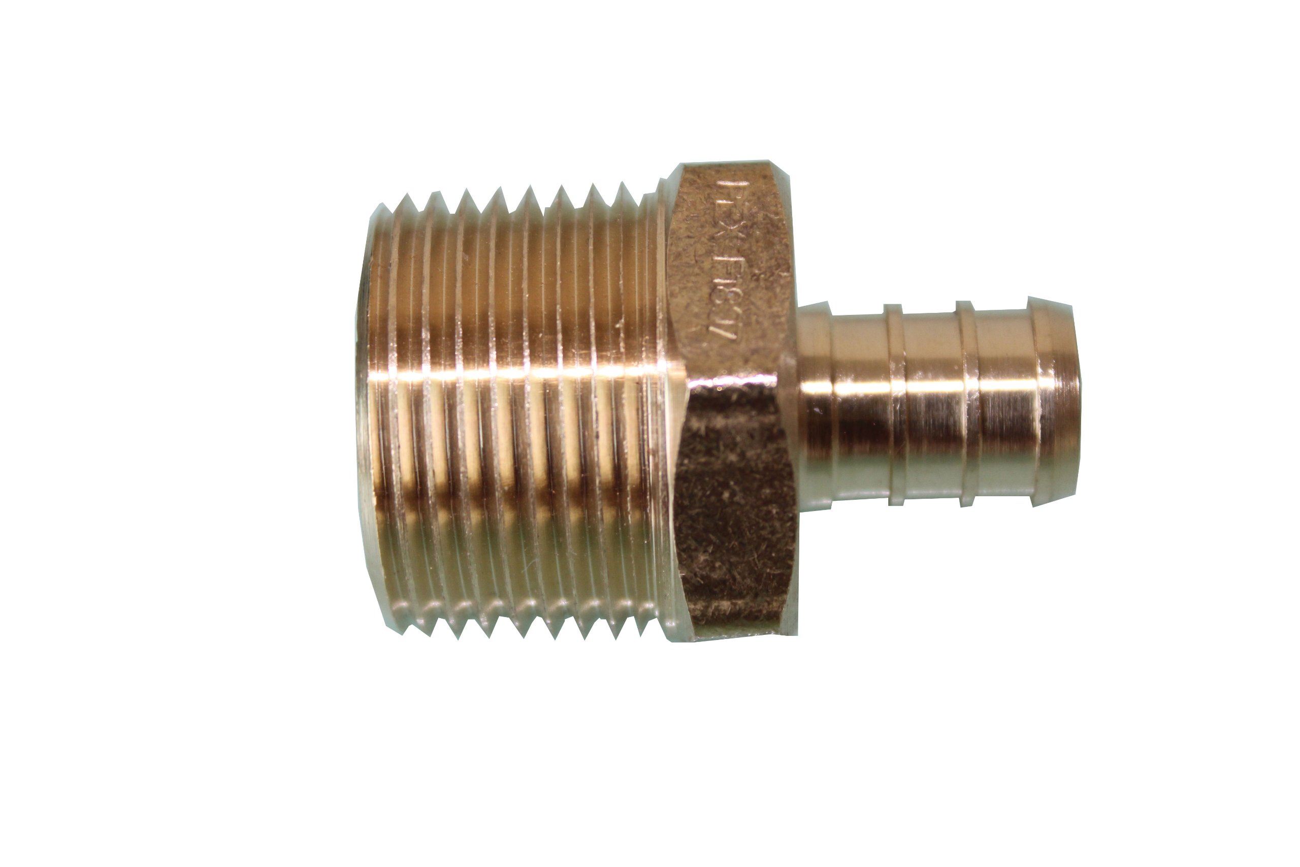 LTWFITTING Brass 1/2-Inch PEX x 1/2-Inch Male NPT Adapter, Brass Crimp PEX Fitting (Pack of 5)