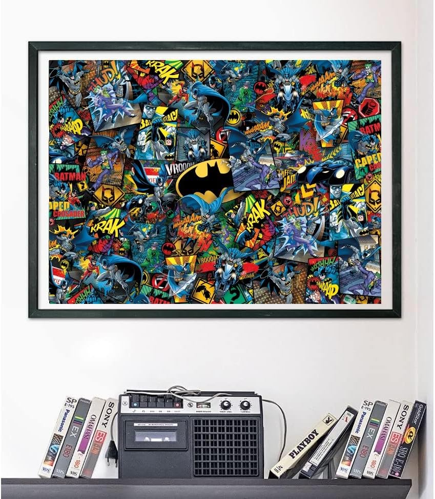 Clementoni Batman Impossible Jigsaw Puzzle, 1000 Pieces, Made in Italy, Adults’ Puzzles, 39575