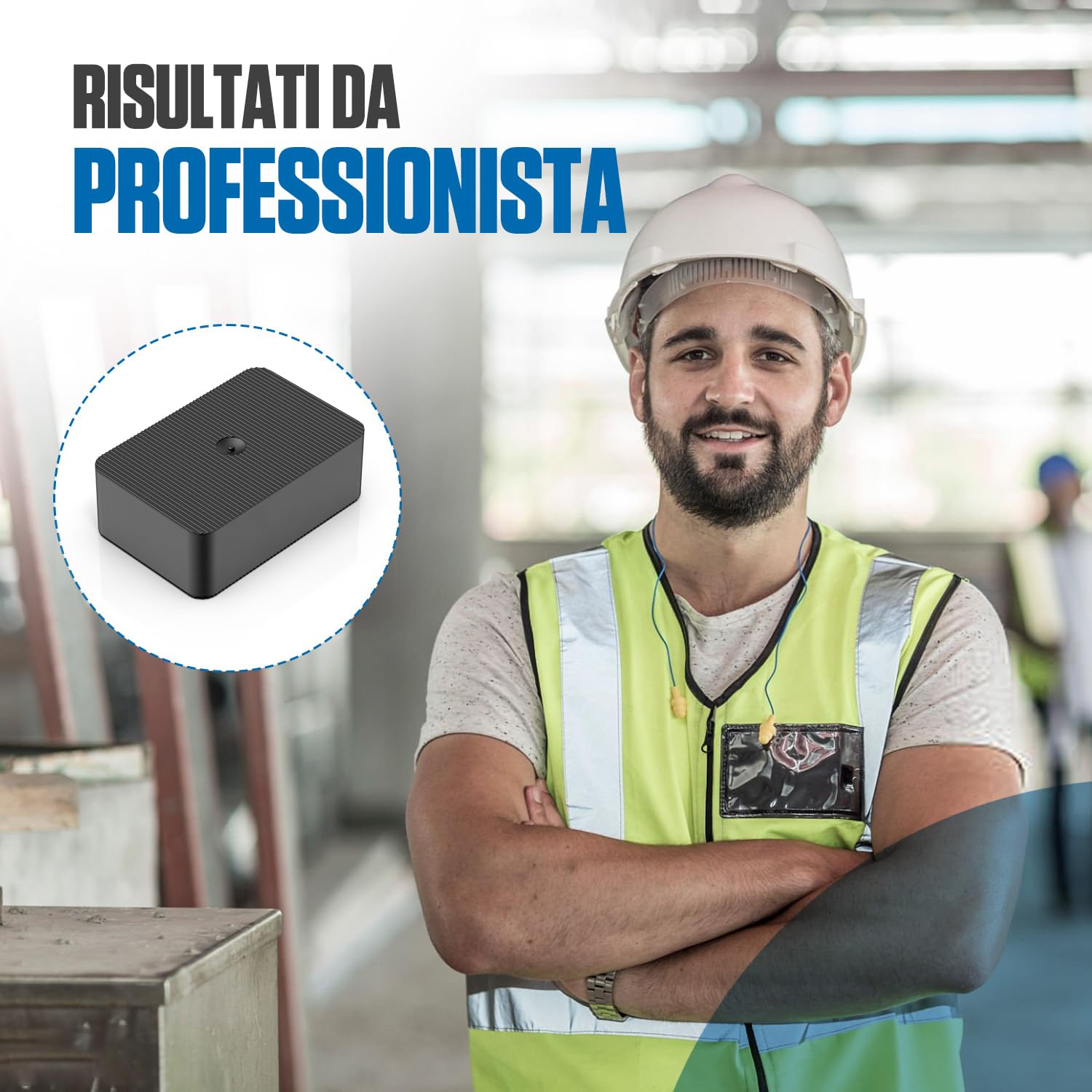 Bauhandel24 spessori in plastica 60 x 40 mm 20 mm 50 pezzi distanziatori resistenti piastre di compensazione per livellare cunei per mobili spessore per mobili ideali per costruzione e interni