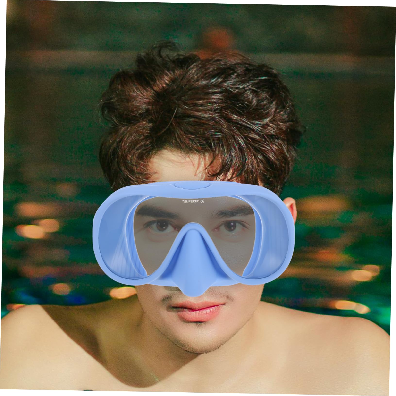 Set Snorkeling Adulti Maschera Subacquea Pieghevole