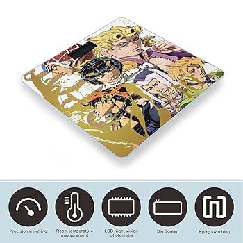 Amazon.co.jp: ジョジョの奇妙な冒険 (2) 体重計 デジタル
