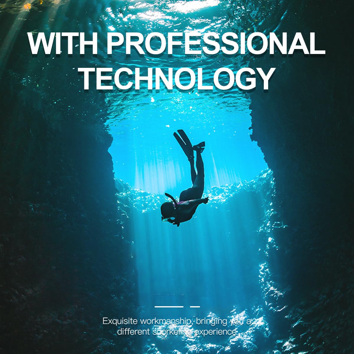 INOOMP Máscara De Snorkel De Silicona para Hombres y Mujeres Kit De Máscaras De Buceo Equipo De Snorkel para Buceo Aguas Abiertas y La Playa