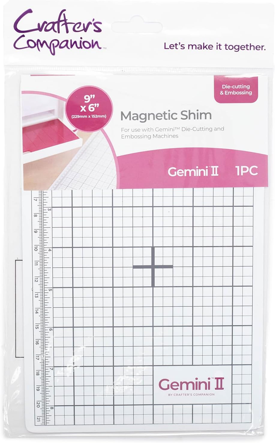 Gemini II Replacement Plate Accessories-9" x 6" Magnetic Shim [GEMII9x6-ACC-MAGS], 9"x6"