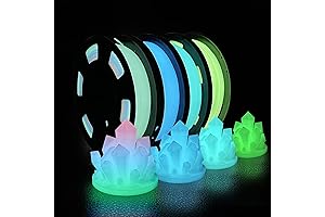 iSANMATE 3D Printer Filament Bundle, Glow in The Dark