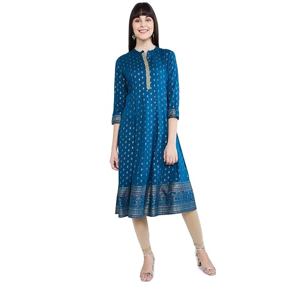 Buy Max Women's Rayon Straight Kurta 