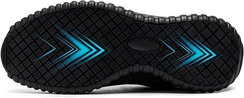 Miniatura 5 de LARNMERN Zapatos antideslizantes impermeables para hombre, zapatos deportivos de servicio de alimentos, para cocina, restaurante, chef, zapatos de