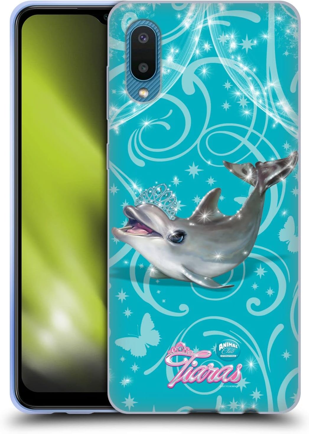 Head Case Designs Officially Licensed Animal Club International Dolphin Pet Royalties Gel Case [Military Grade Protection] Compatible with Samsung Galaxy A02/M02 (2021)