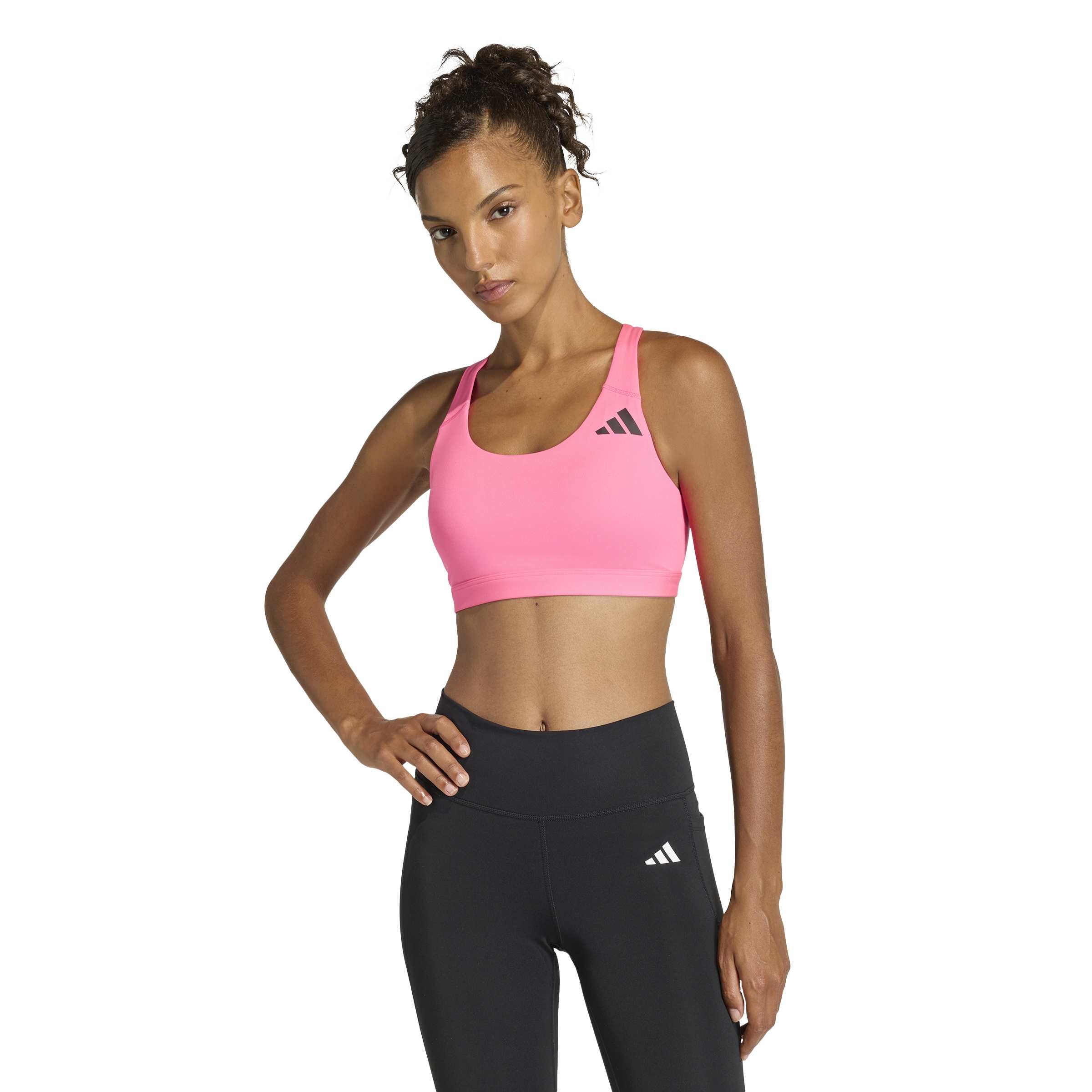 adidas Optime Essentials Workout Medium Support Bra Reggiseno Sportivo Donna (Pacco da 1)