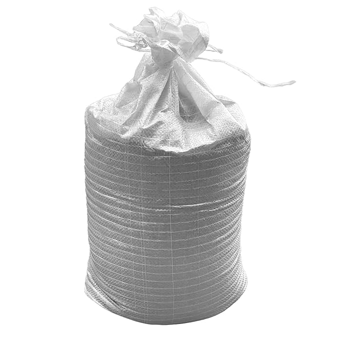 Buy Woolsacks 14" x 26" White Polypropylene Sand Bags Empty Sand Bags