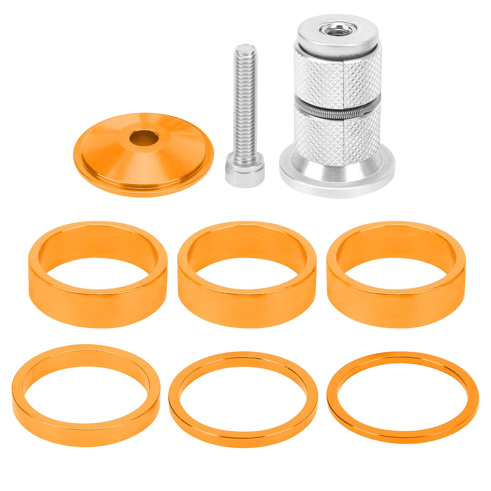 6PCS 1 1/8 Alliage d'Aluminium V lo Casque Lave VTT V lo Tige