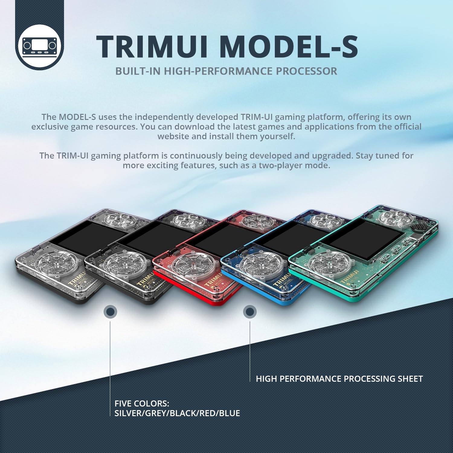 Amazon.com: TRIMUI Model S Mini Handheld Game Console, 2 inch IPS