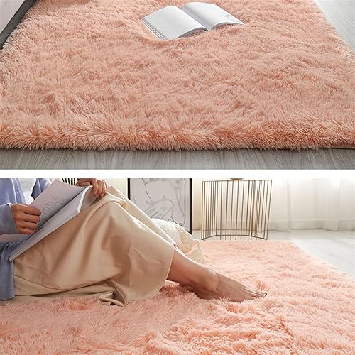 Miniatura 8 de Alfombra de área suave y esponjosa para dormitorio, sala de estar, decoración del hogar, mullida, peluda, alfombra de noche suave para habitación de