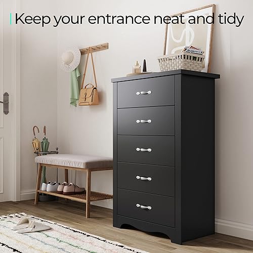 Miniatura 8 de LINSY HOME Cómoda doble de 6 cajones para dormitorio 472 pulgadas de profundidad x 157 pulgadas de ancho x 32 pulgadas de alto color blanco lavado