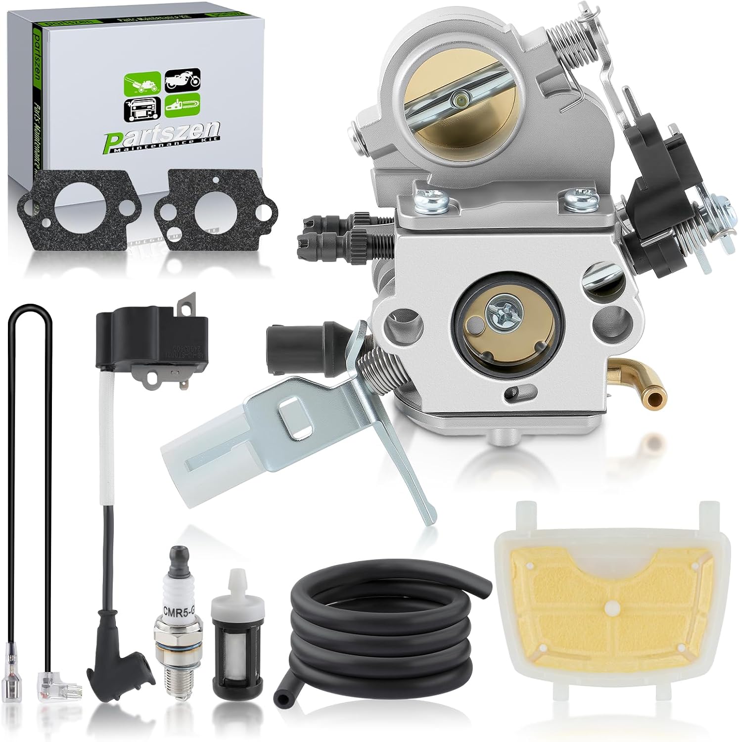 11391200612 Carburetor for Stihl MS171 MS181 for Zama C1Q-S269 C1Q-S191 Chainsaws 11391200619 11391207100 with Ignition Coil