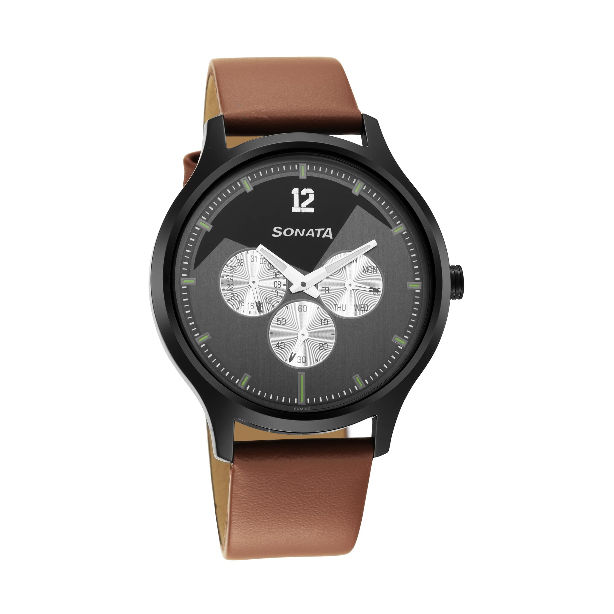 Sonata Force Analog Gray Dial Mens Watch-7140NL02 (B09NM1RWDQ) Amazon Price History, Amazon Price Tracker