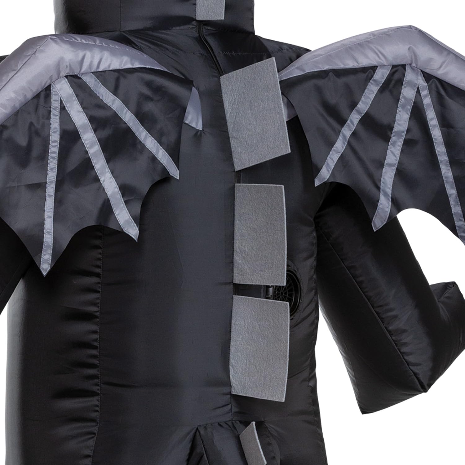 Przebranie dmuchane Minecraft Ender Dragon dla dzieci, Oficjalnie licencjonowane, Inspirowane kultową grą w piksele, Łatwy do założenia dmuchany design, Idealne na Halloween i Karnawał, Jeden rozmiar