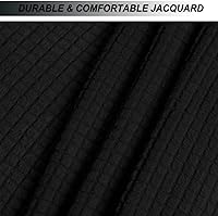 Vista 33 de NeColorLife Funda para Otomán Rectangular de Tela Jacquard Funda Elástica Gruesa Cubiertas de Taburete Reposapiés para Otomán Cuadrado y Rectangular