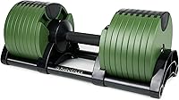 Vista 1 de Adjustable Dumbbell (Single) 5-40/80lb, 5lb Increments, for Home Gym Fitness - Upto 20 weight settings