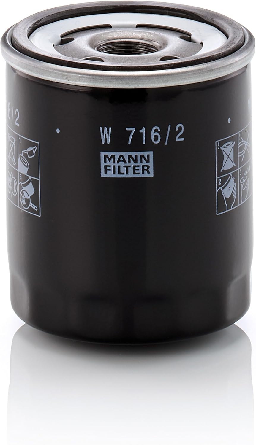 MANN-FILTER W 716/2 Oil Filter – For passenger cars