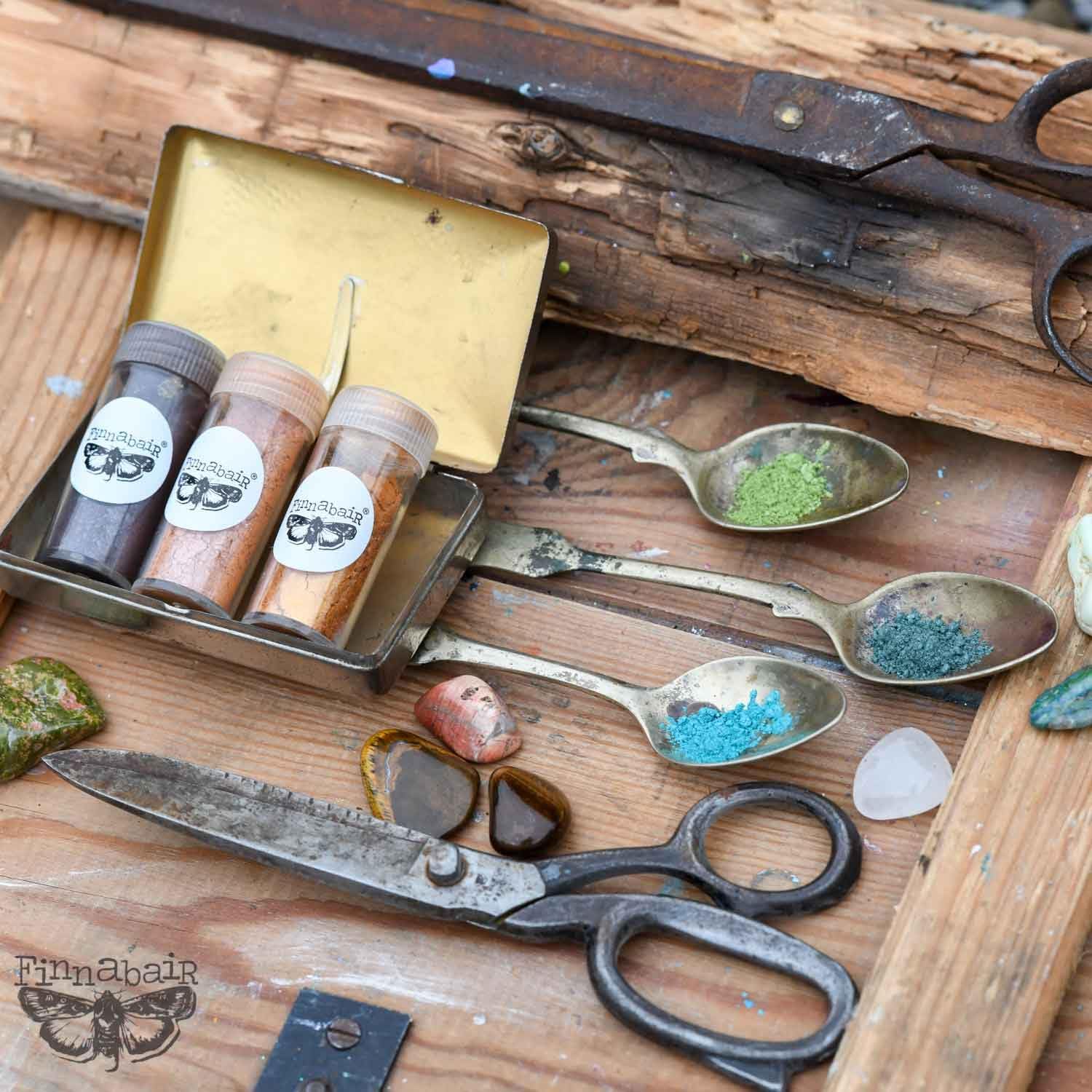 Art Ingredients - Mica Powder Set - Golden Hour - 6 Bottles x 7 Grams Each