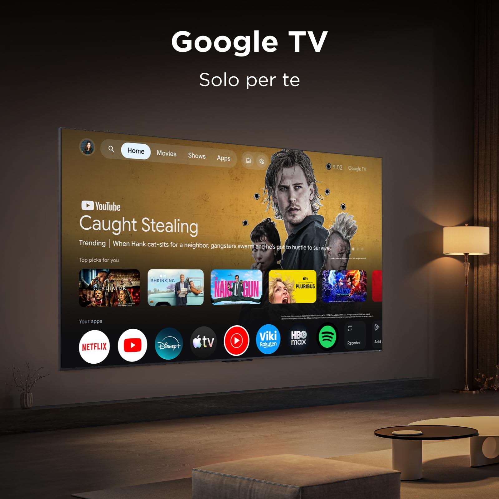 TCL 75C6K Pro - Smart TV QD‑Mini LED 4K HDR10+ da 75", 1.000nit