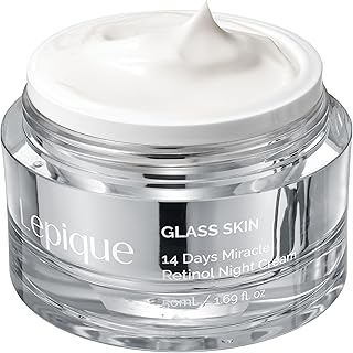 Retinol Night Cream 1.69oz - No.1 Korean Premium Overnight Repair Cream for Face and Neck - Collagen, Centella, Hyaluronic Acid - Anti aging, Acne, Moisturizer, Face Cream, Hydrating, Firming