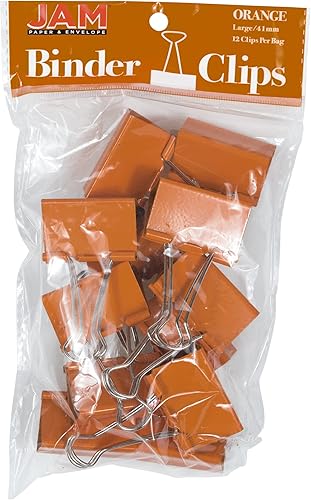 Vista 131 de Broches aprietapapeles JAM Paper®, Rojo