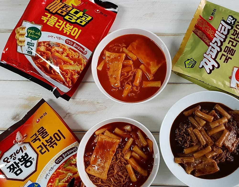 Buy [Nongshim] Spicy & Sweet Soup Noodle Tteokbokki / Korean food / Stirfried Rice Cake with