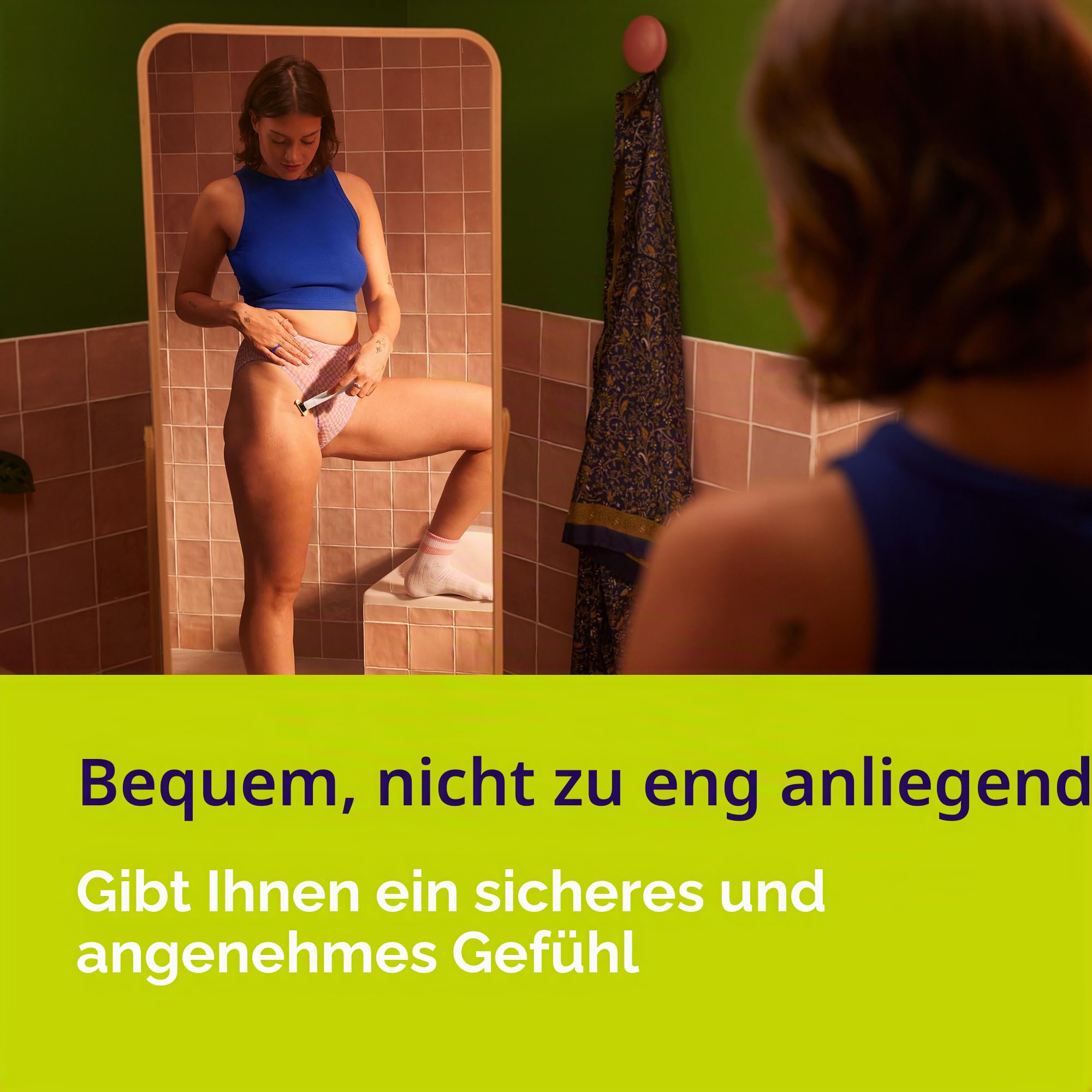 Philips Norelco OneBlade QP1924/70 Unisex Intimate Scham- & Körperpflege & Trimmer | SkinProtect QP1924/70 Klinge für die Schampflege, 100 % regenfest, 30 Minuten Laufzeit, inklusive Körperkamm