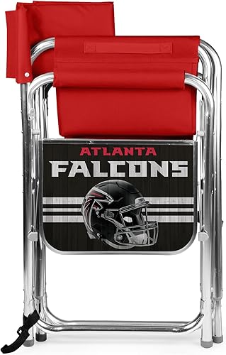 Miniatura 44 de PICNIC TIME NFL Unisex-Adult NFL Sports Chair with Side Table, Beach Chair, Camp Chair for Adults Negro