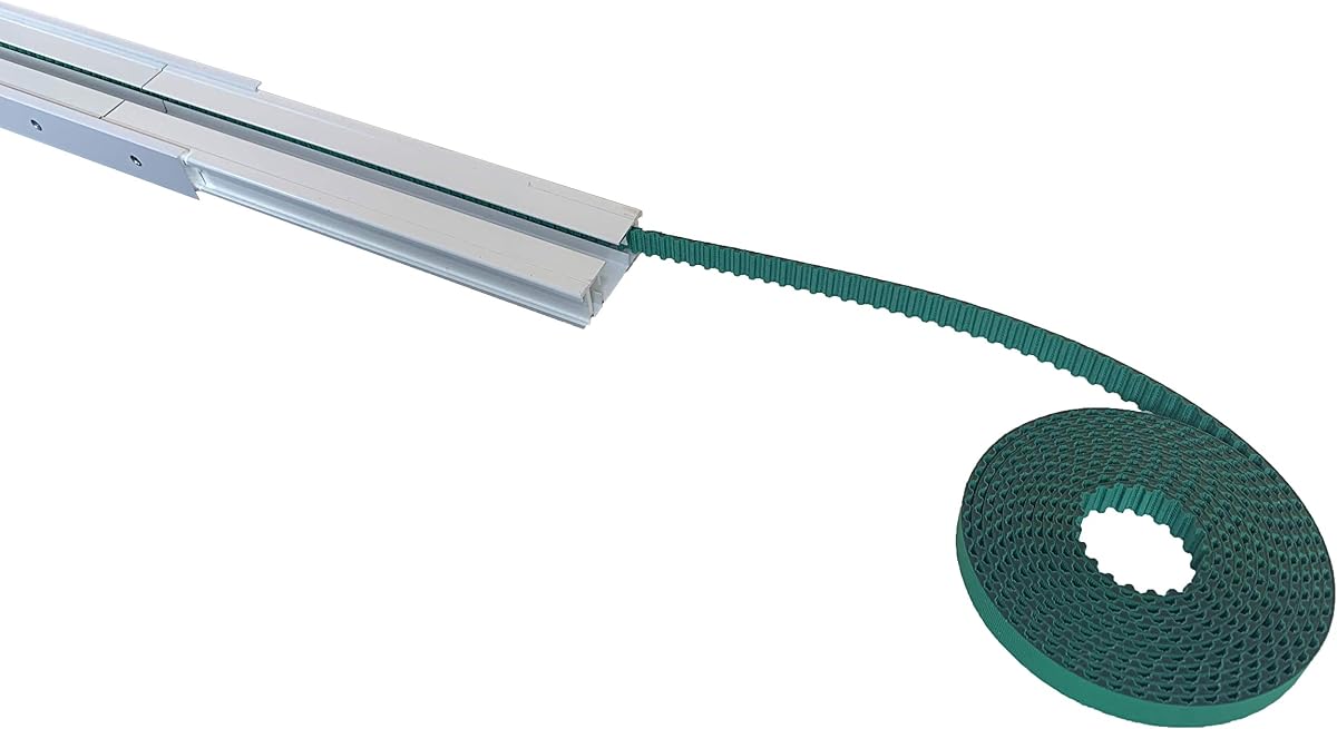 Replacement Belt for Smart Curtain System, Heavy Duty Electric Curtain Track, 10.5 mm Width, Fits Xiaomi, Dooya (244 in / 20.3 ft)