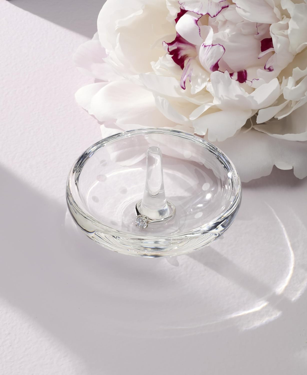 kate spade new york Larabee Dot Ring Holder, Clear