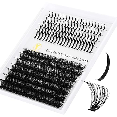 Miniatura 29 de Pestañas de anime con forma de pluma, extensiones de racimo de pestañas naturales de manga individual
