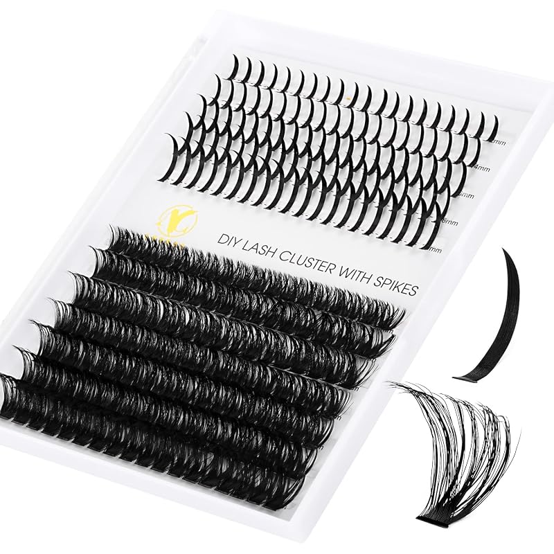 ACTROL Cílios em Clusters 80D com Pontas 12–20 mm, Comprimentos de 10–18 mm
