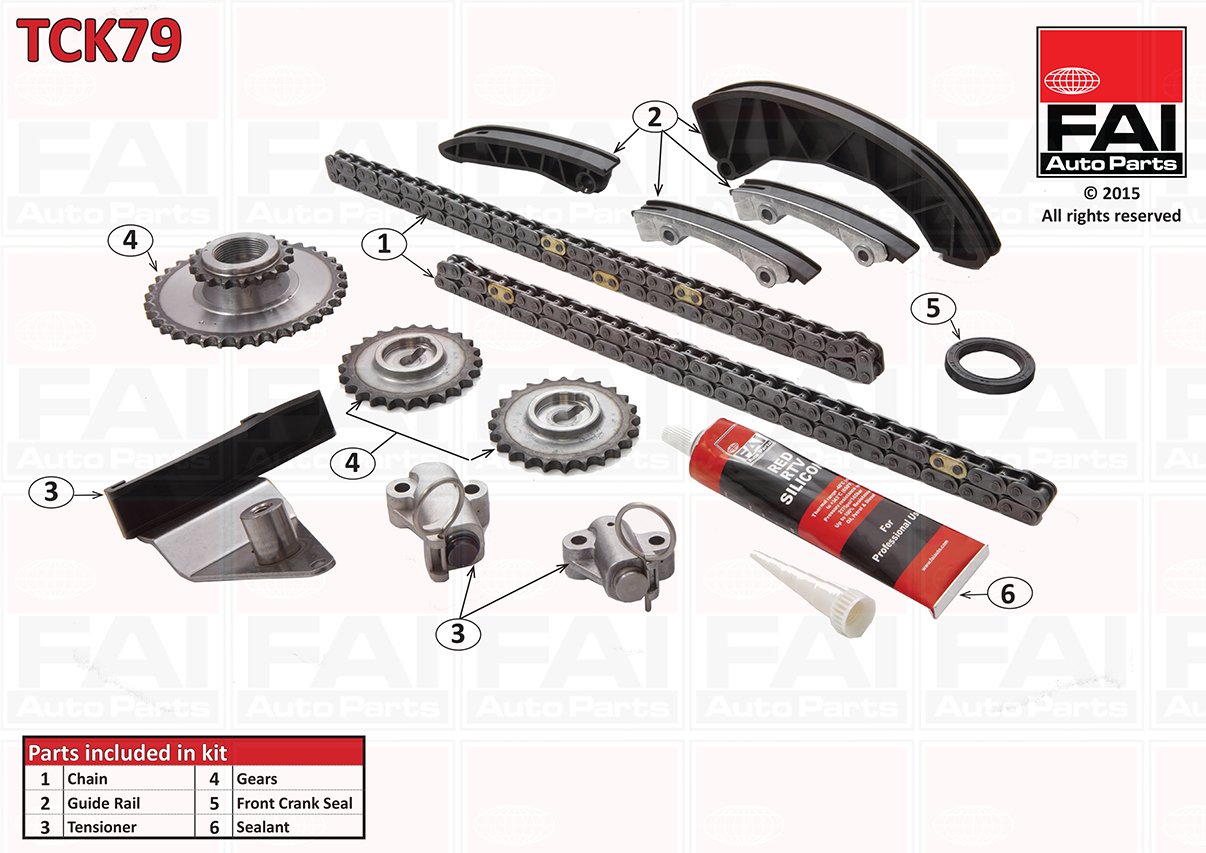 Fai autoparts - Tck79 fai oe – kit de cadena de distribución