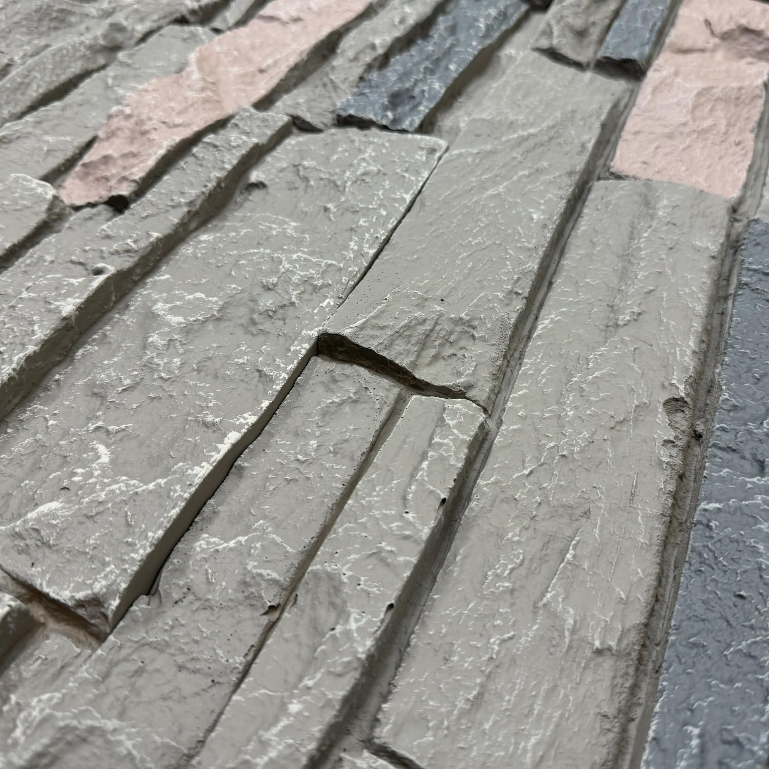 OTECKO Distinct 6-Pack Faux Stone Wall Panel 48 in x 13 in x 2 in